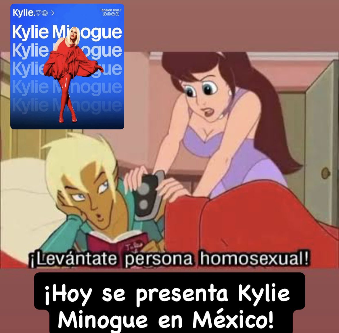 ES HOY, ES HOY! HOY ES EL TENSION TOUR EN CDMX, MIS JOCHIS! 

#KylieMinogue 🪩🏳️‍🌈