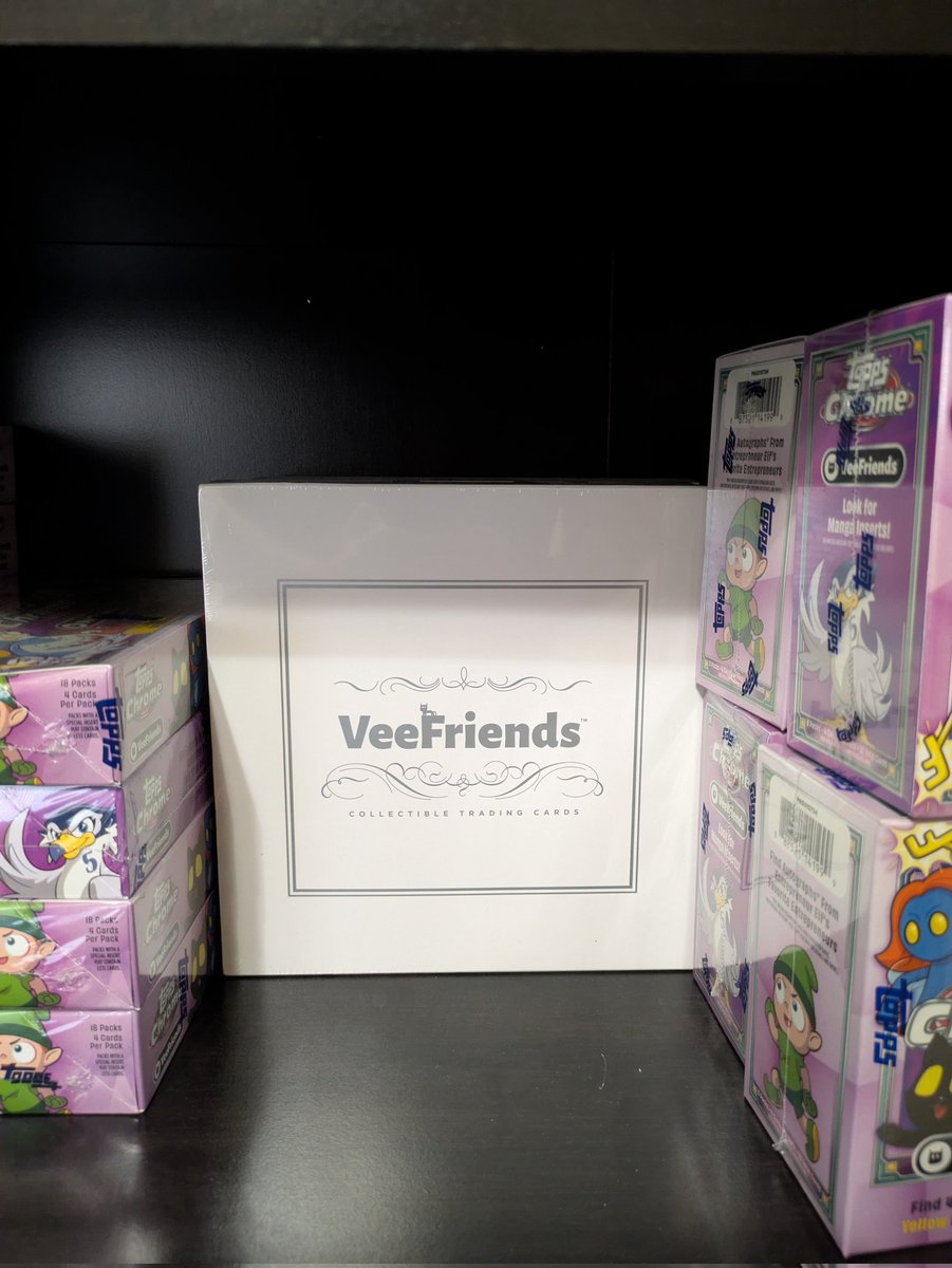 GM.

What's your favorite VeeFriend?

Think I'll pull it tonight from this Series 1 box?

These are so much fun to break and to watch - with just 1000 boxes ever made, and only a few hundred left sealed, every one is special...