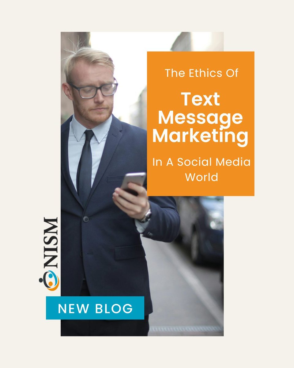 nismonline's tweet image. "Building a viable #MarketingCampaign using texts requires a careful consideration of ethics."

In the latest NISM blog, we're sharing #TextMessageMarketing best practices so you can connect with customers without crossing the line.

Read it here: buff.ly/rGVuczN