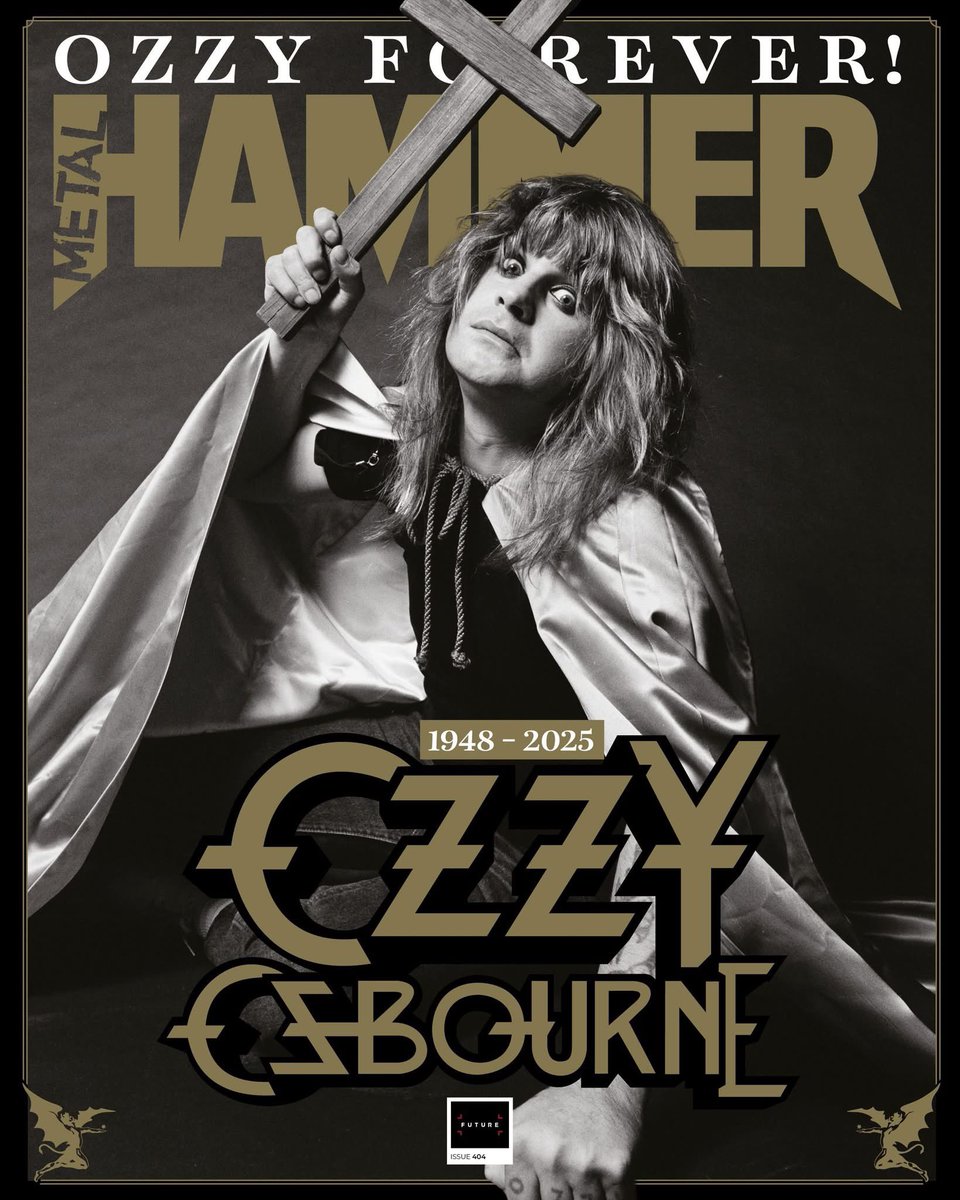 The new issue of <a href="/MetalHammer/">Metal Hammer</a>, celebrating the life, career and legacy of Ozzy Osbourne. On sale now magazinesdirect.com/uk/metal-hamme…