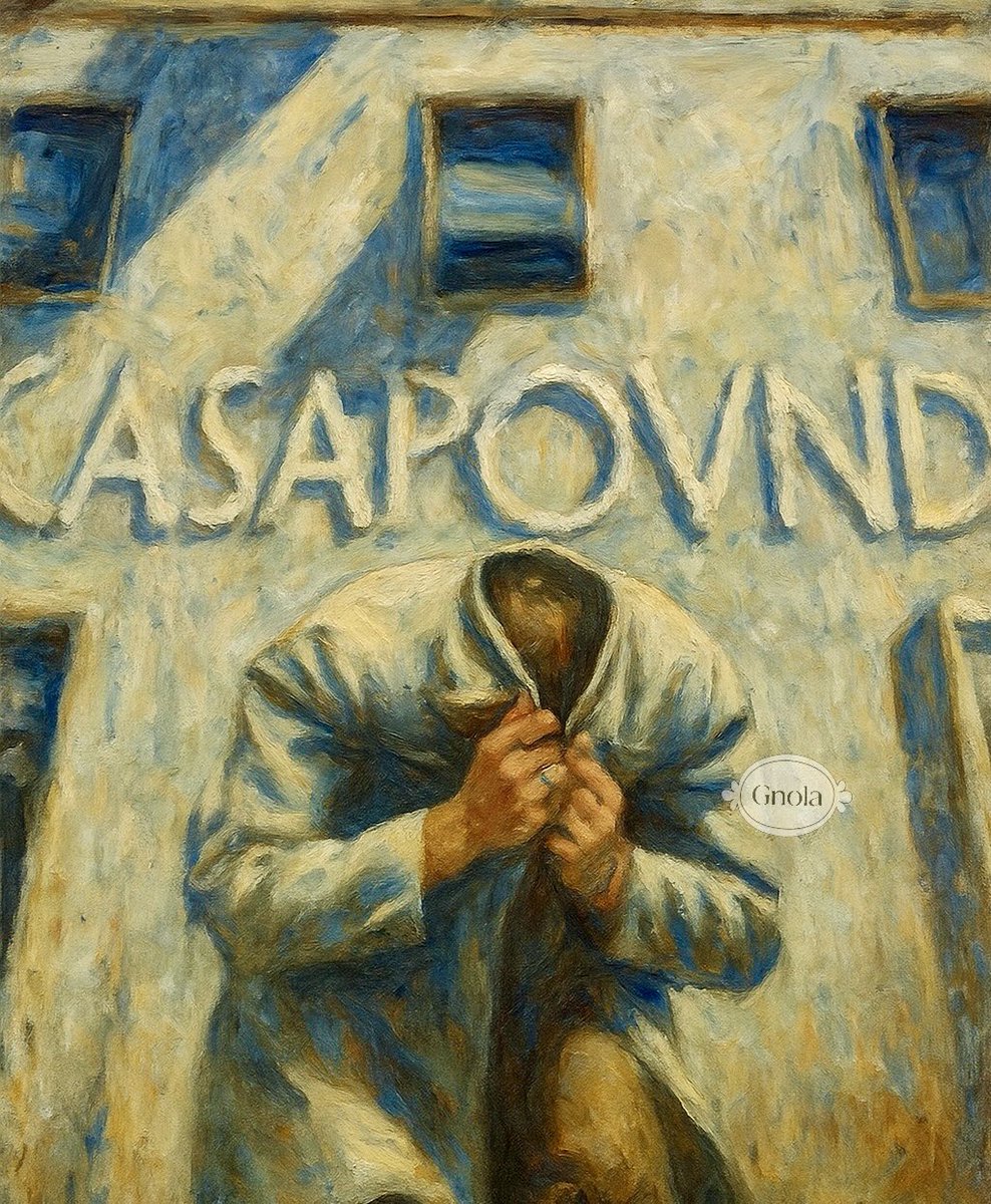 GnolaRoma's tweet image. Ipocrisia su tela 

#Leoncavallo #CasaPound  #22agosto