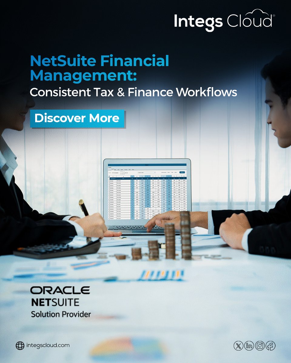 IntegsCloud's tweet image. Managing local finance rules &amp;amp; global consolidation is complex.
@NetSuite OneWorld simplifies this with multi-book accounting &amp;amp; automated rollups. 
With Integs Cloud Comply, audit, and scale smoothly.

Learn more→ integscloud.com/netsuite-multi…

#NetSuiteOneWorld #IntegsCloud #NetSuite