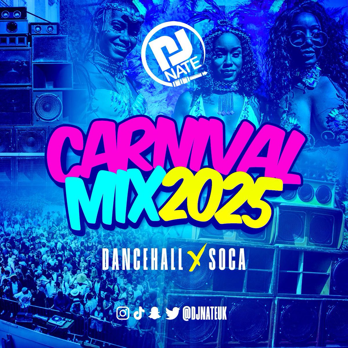 It’s that time of year…

My 2025 Carnival mix OUT NOW 🔥

100mins of all the brand new Dancehall &amp; Soca bangers you need to know

Listen 🔗 soundcloud.com/djnate/carniva…