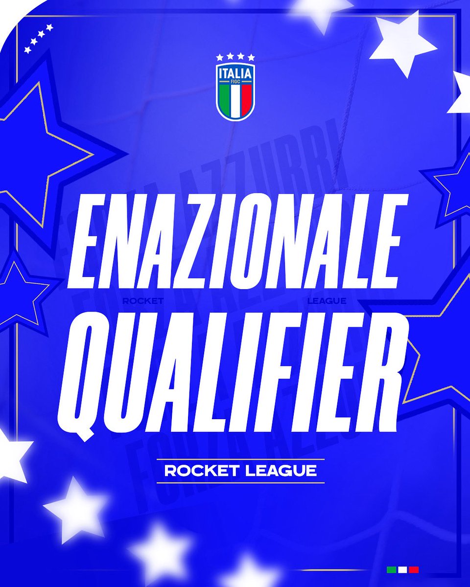 La eNazionale fa ufficialmente il suo ingresso su Rocket League 🇮🇹

Accendete i motori, il cammino verso il sogno azzurro sta per cominciare 💙

#azzurri #rocketleague