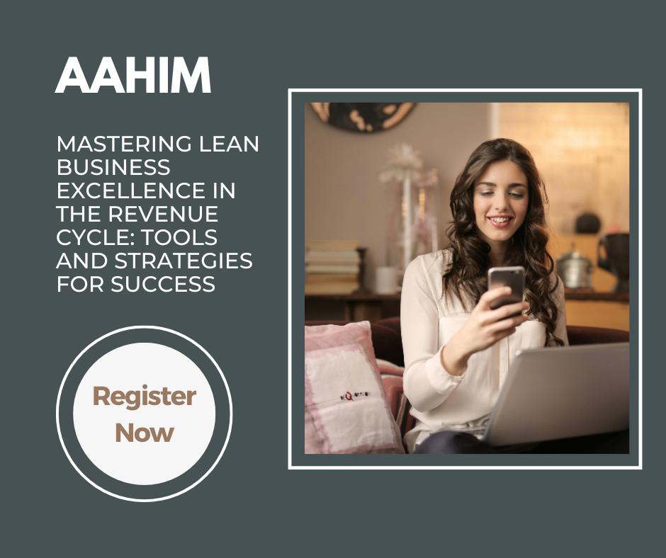 Join us for an insightful and energizing webinar, “Lean Business Excellence: A Fresh Look at the Revenue Cycle,” featuring Olivia Currin-Britt, a respected expert in operational efficiency and process improvement. Learn more and register at champ.ly/GgoBeMTE.