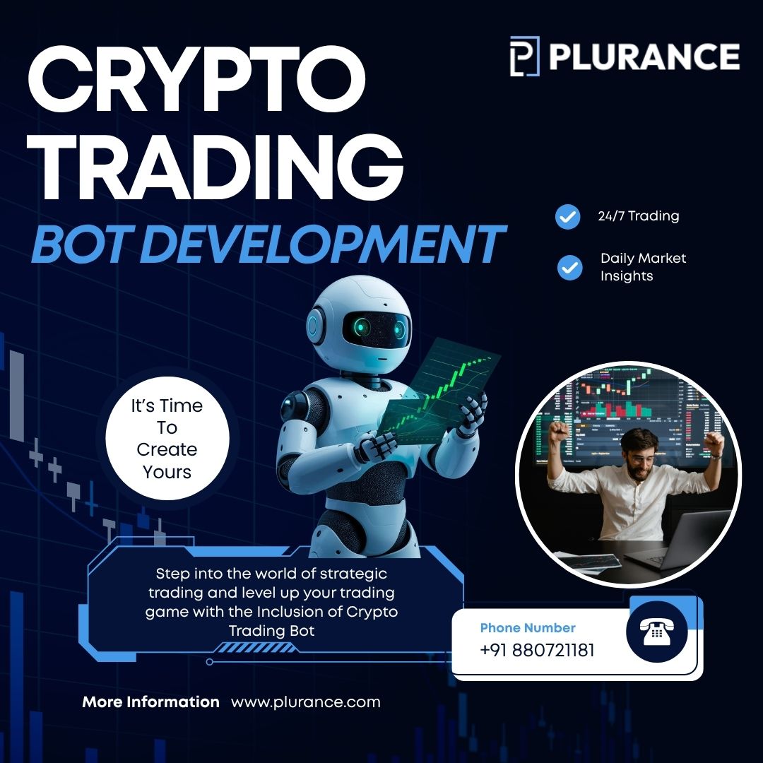 plurancetech's tweet image. 💹 Ready to Trade Smarter?
It’s time to level up your crypto trading game with #Plurance’s advanced #CryptoTradingBot Development solutions! 🚀
Say goodbye to emotional decisions and hello to algorithmic precision.
Visit - plurance.com/crypto-trading…
#USA #Uk #Canada #Singapore
