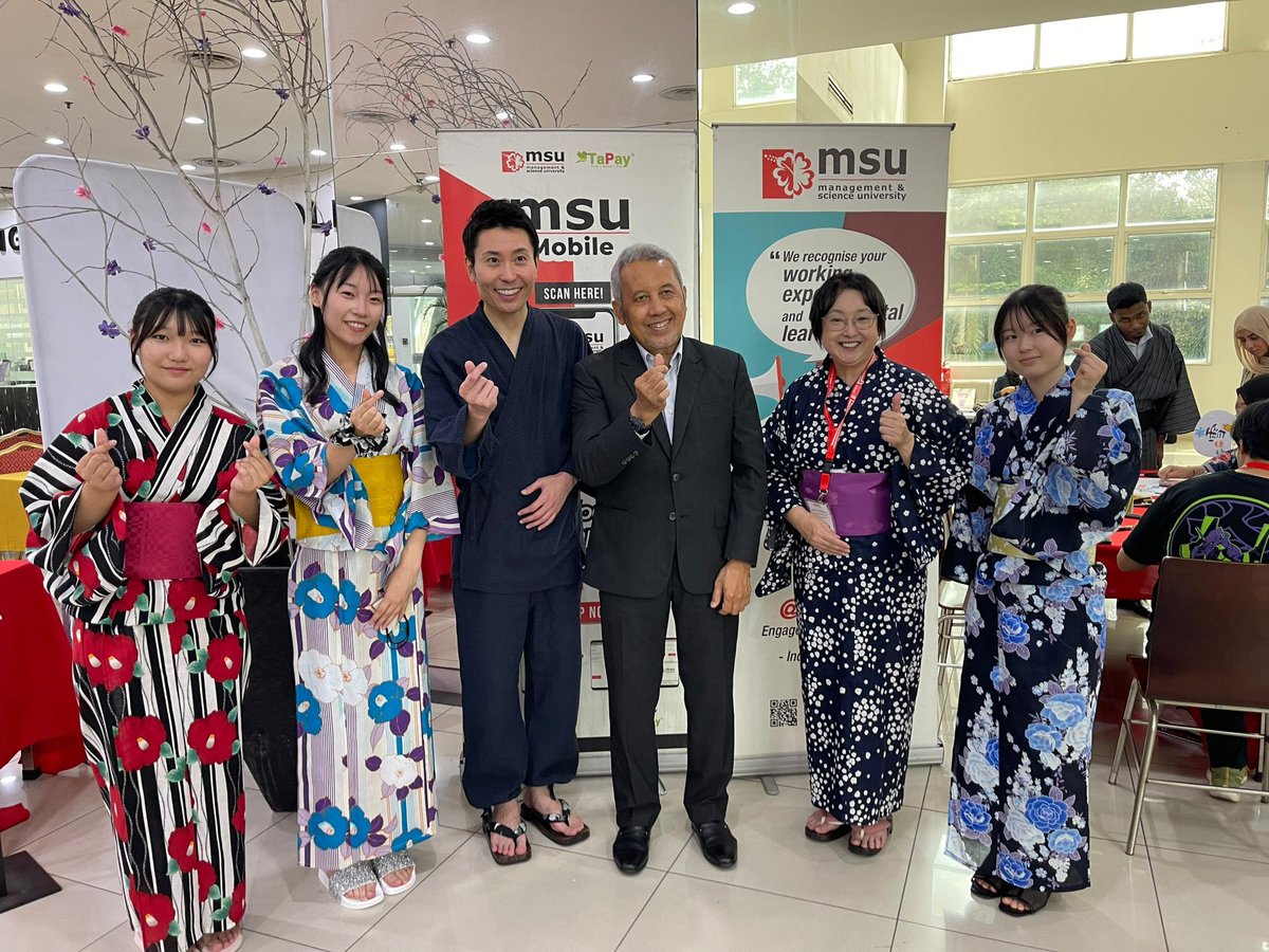 msuacademy's tweet photo. Recap of Yamaguchi Nakamura High Schoolโs Visit to MSU Main Campus! ๐ฏ๐ตโจ
A meaningful journey filled with learning, cultural exchange, and unforgettable experiences. ๐ฒ๐พ๐ฏ๐ต๐๐
@msumalaysia
#msumalaysia
#msuacademy
#msuedutourism
#ynhs
#culturalexchange
#summerprogram https://t.co/nsbJ5xdCnF