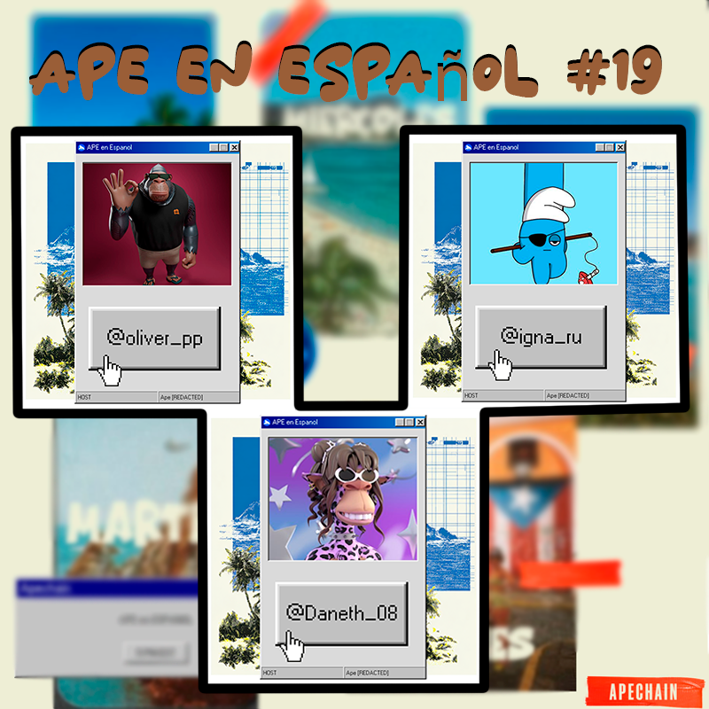 𝚐𝚛𝚞𝚖𝚙𝚢𝚜𝚖𝚞𝚛𝚏 🍄 🪬 (@igna_ru) on Twitter photo Ape en Español 🦍
Click Click & Spin Spin | Episodio #19
x.com/i/spaces/1DXxy…
🎤Hosteado por: <a href="/oliver_pp/">Oliver 🦍 👽</a> <a href="/Daneth_08/">🪷🌸Daneth🌸🪷🦍</a> <a href="/igna_ru/">𝚐𝚛𝚞𝚖𝚙𝚢𝚜𝚖𝚞𝚛𝚏 🍄 🪬</a>
Nuevo episodio y Nuevo Badge ( <a href="/OtherPageHQ/">Other Page</a> ) para toda la comunidad
Unete con nosotros para saber todas las actualizaciones de ApeChain y mas, Ape en Español 🦍
Click Click & Spin Spin | Episodio #19
x.com/i/spaces/1DXxy…
🎤Hosteado por: <a href="/oliver_pp/">Oliver 🦍 👽</a> <a href="/Daneth_08/">🪷🌸Daneth🌸🪷🦍</a> <a href="/igna_ru/">𝚐𝚛𝚞𝚖𝚙𝚢𝚜𝚖𝚞𝚛𝚏 🍄 🪬</a>
Nuevo episodio y Nuevo Badge ( <a href="/OtherPageHQ/">Other Page</a> ) para toda la comunidad
Unete con nosotros para saber todas las actualizaciones de ApeChain y mas,