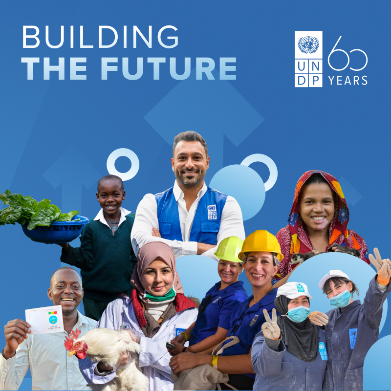 UNDP's tweet photo. As the 🌎’s largest development agency &amp; operational backbone of the @UN system, our work is woven into the fabric of 170+ countries &amp; territories.

Hand-in-hand with governments, global &amp; local partners, our work has transformed billions of lives: https://t.co/py9PFt8hGn #UNDP60 https://t.co/CUokiIhdnZ