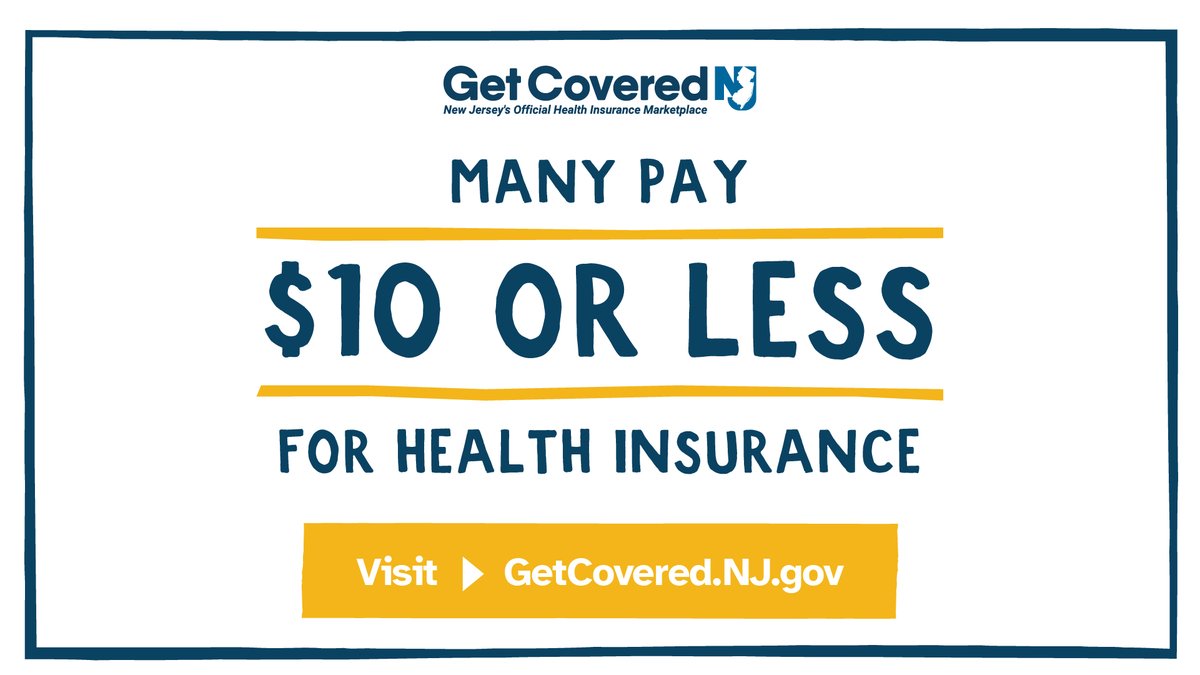 Looking for health insurance? Certain life events may qualify you to sign up for affordable health coverage now. Find out more by visiting GetCovered.NJ.gov. Big savings are still available!

#GetCoveredNJ #HealthInsurance