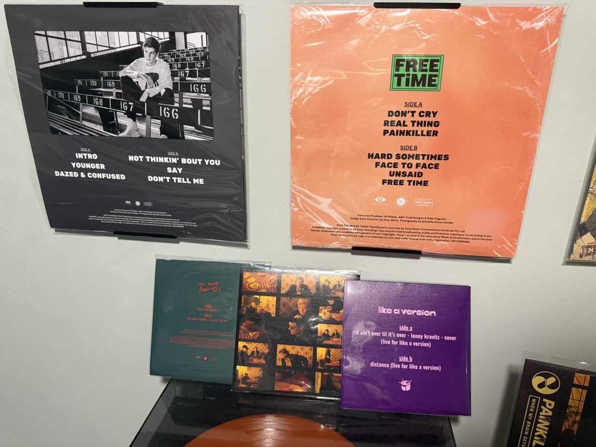 THEY ARRIVED. Hopes have gone for them being pressed so had to do it myself. Complete collection until the albums out !!