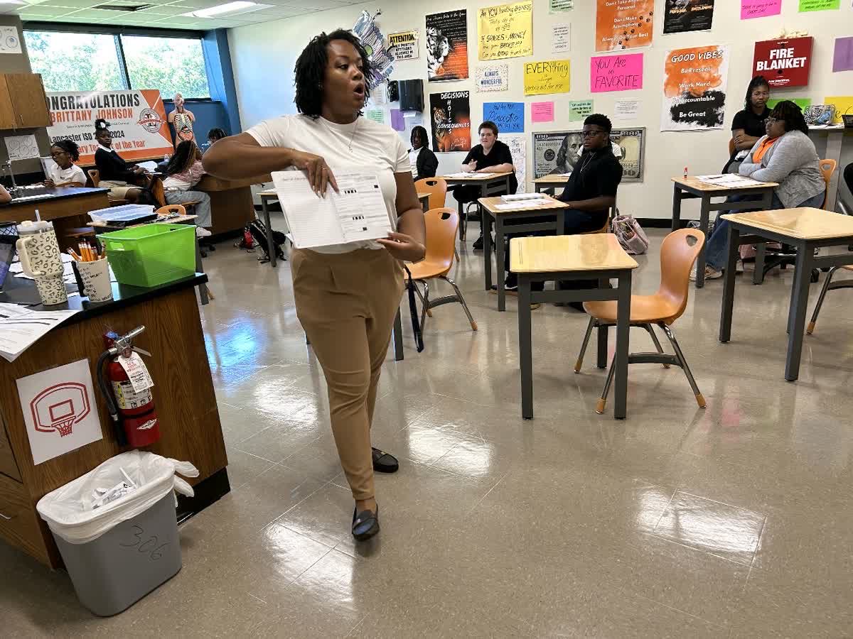 BAMOngc's tweet photo. RECAP FRIDAY from BAMO:
Students in Mrs. Johnson’s class were engaged, focused, and thriving in a structured, positive environment. The energy, the and the culture of excellence she’s built are exactly what BAMO is all about. Keep leading the way!
@LancasterISD #BAMOstrong https://t.co/QWusYKbnoU