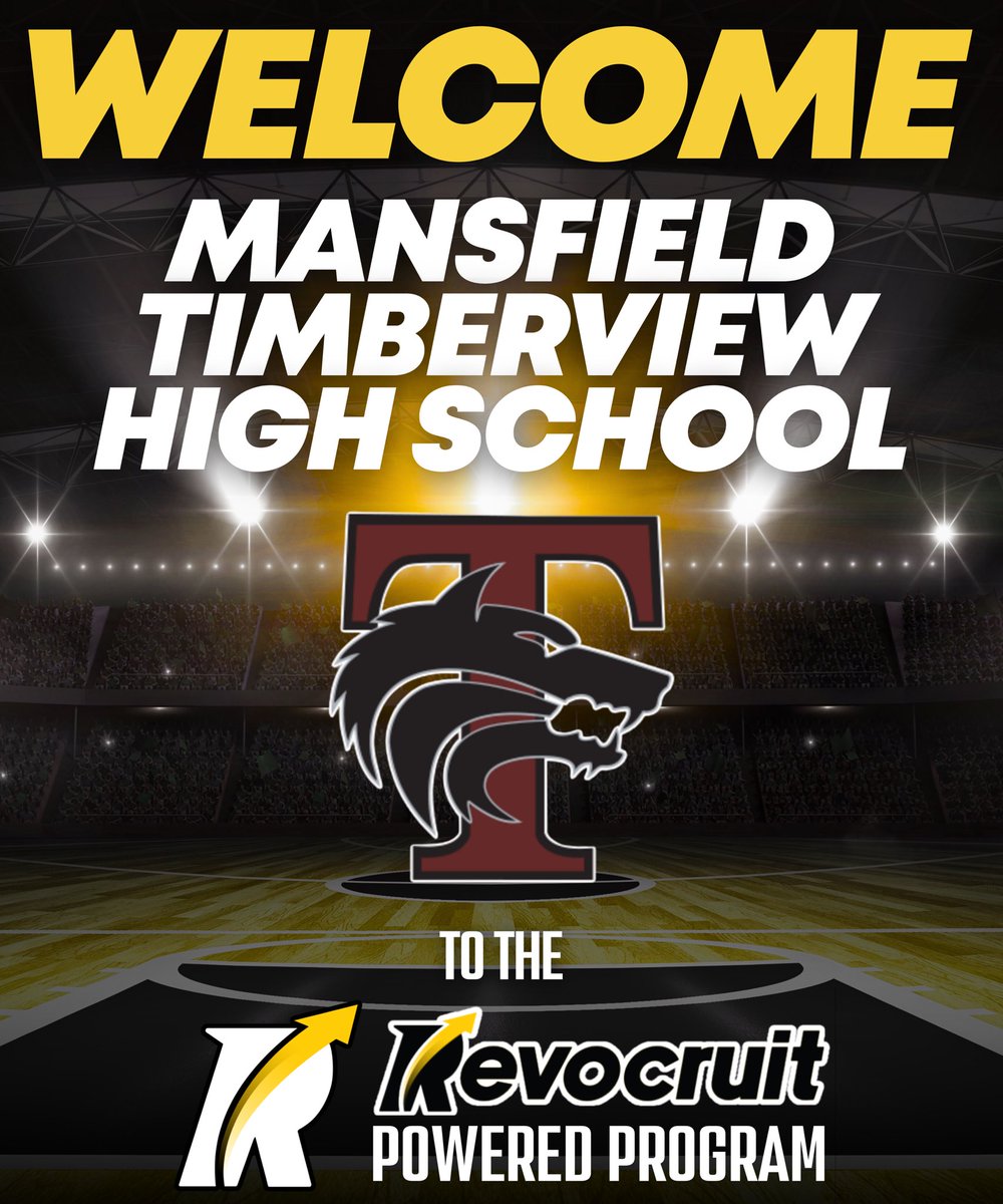🚨 Revocruit Powered Program Alert

We’re excited to welcome Mansfield Timberview High School Boys Basketball to the Revocruit family as an official Powered Program.

🗣️ “It’s all BUSINESS. It’s all WORK. CULTURE. Revocruit embodies that and brings unmatched value to our program.