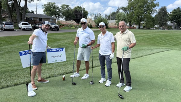 The ecoprintQ team, Ever, Dominick, Alfredo, Chad and Ross, had a fantastic time out on the course in Michigan, supporting a cause that means so much!

A huge thank you to our reseller partner for hosting us and to Bill Stead from Dex Imaging for joining us on the green.