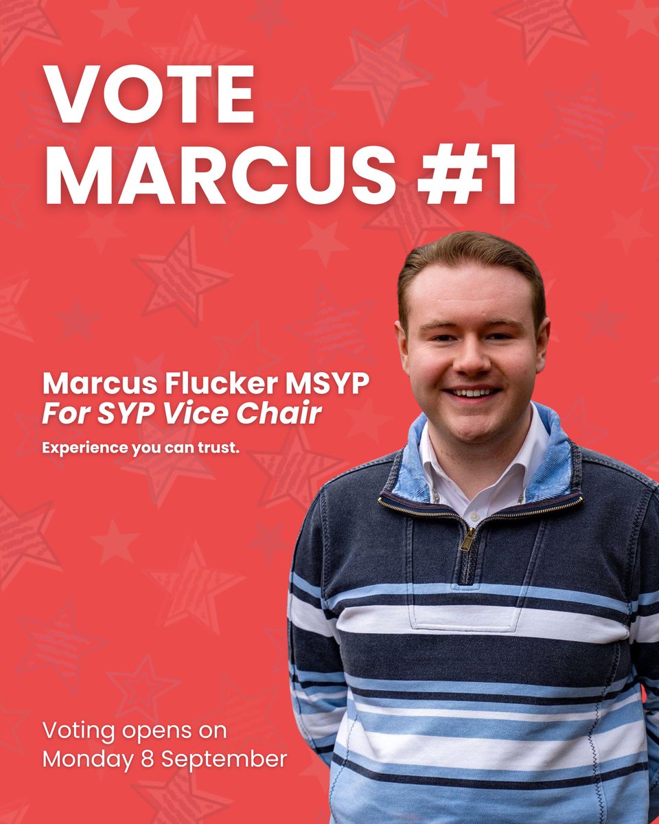 ✨ It’s official - I’m running to be the next Vice Chair of the Scottish Youth Parliament!

📆 The next few weeks are going to be all about MSYPs choosing their leadership team and having their voices heard.

🗳️ Voting opens Monday 8 September - let’s do this!