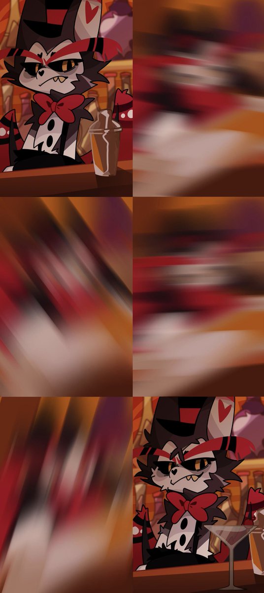 Bartender Cat🍷
#HazbinHotel
#HazbinHotelHusk 
#husk