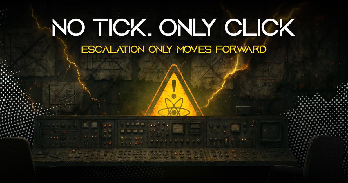 ☢️ Scientists fear the Doomsday Clock.

We built one of our own 👉 dexscreener.com/solana/4sxysg2…

No ticking. Only clicking.
The clock marches forward — never back.