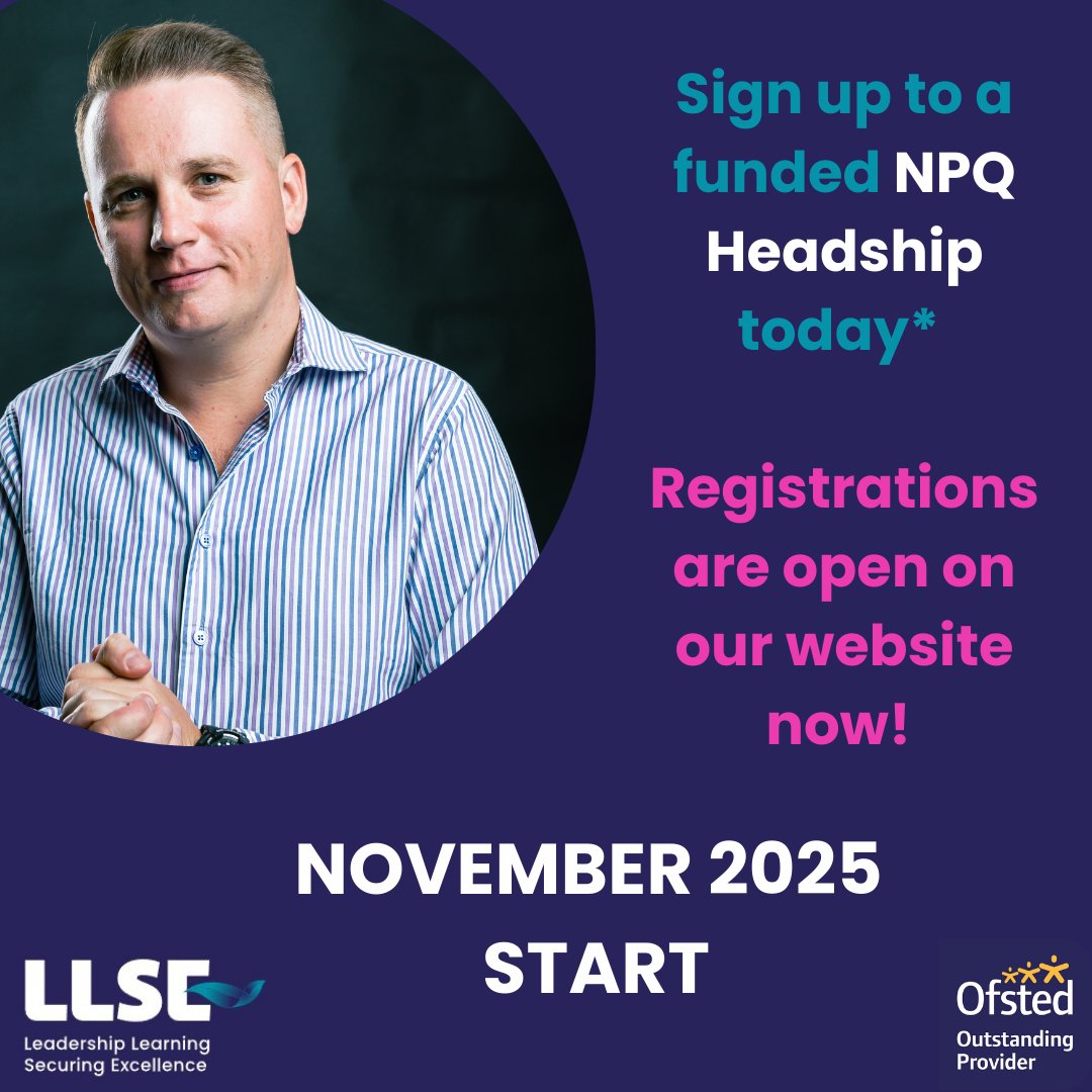 Register your interest now to join NPQH this November.