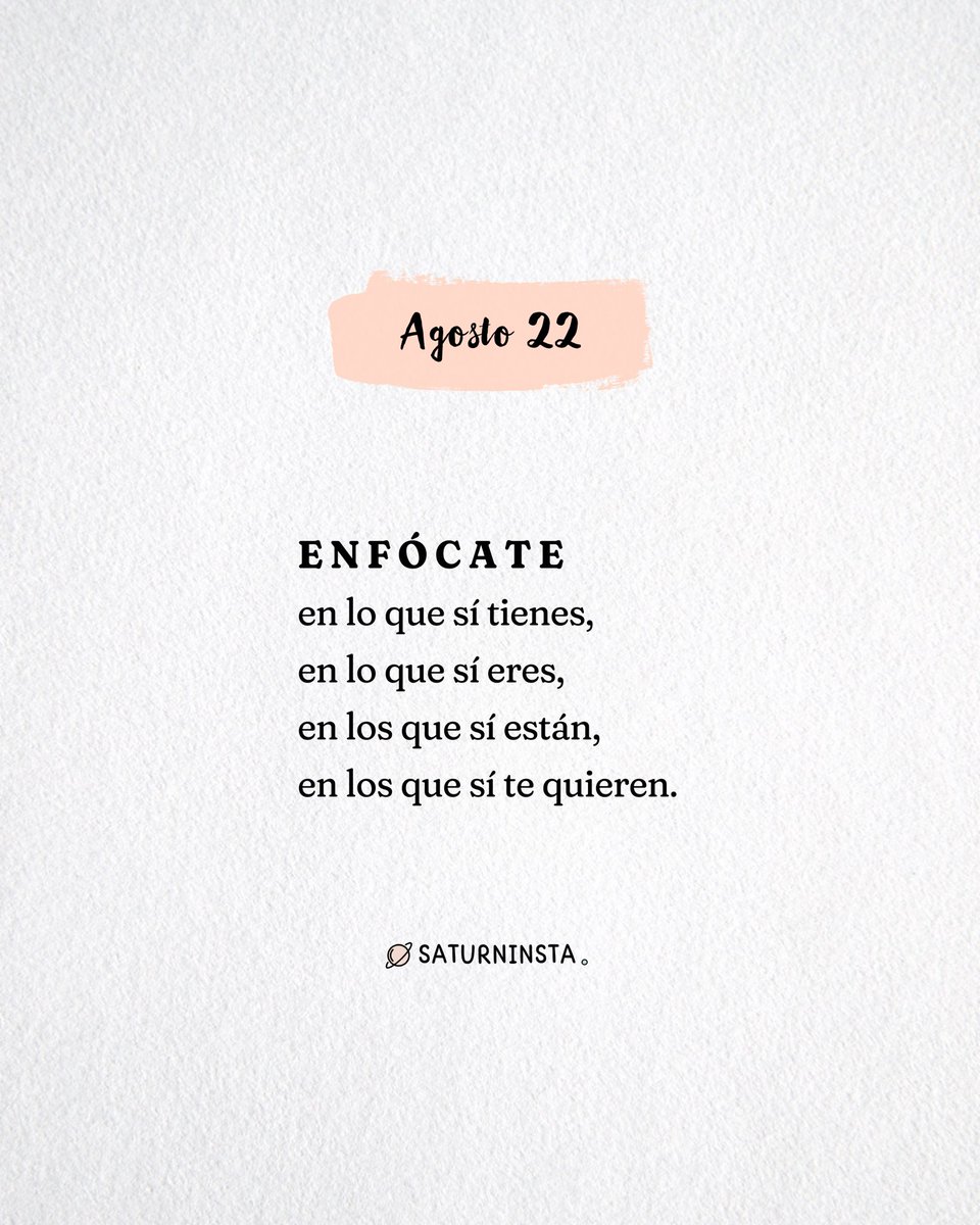 saturninsta's tweet photo. Enfócate https://t.co/sbIKqEduZR