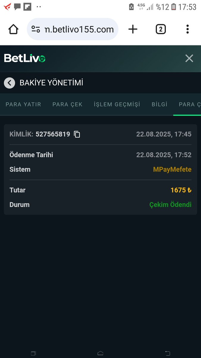 Muhammet789842's tweet photo. https://t.co/6PpknG9oMF 
#Betlivocekim
5 DAKİKADA ödeme herzamn Güvenilir Global 10 numara 5 yıldız 
Muko4212 https://t.co/Z4T5tExmDU