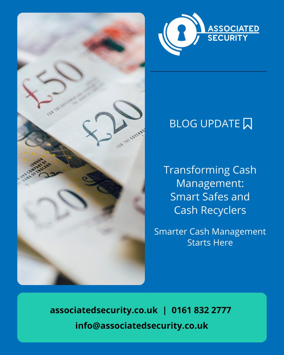 ASecOnline's tweet image. 💡 New blog: Transform your cash handling! Discover how #Validator’s smart safes &amp;amp; cash recyclers streamline operations, reduce errors, and give full visibility.

📖 associatedsecurity.co.uk/news/smart-saf…

#AssociatedSecurity #SmartSafes #CashRecyclers #CashManagement #BusinessEfficiency #Blog