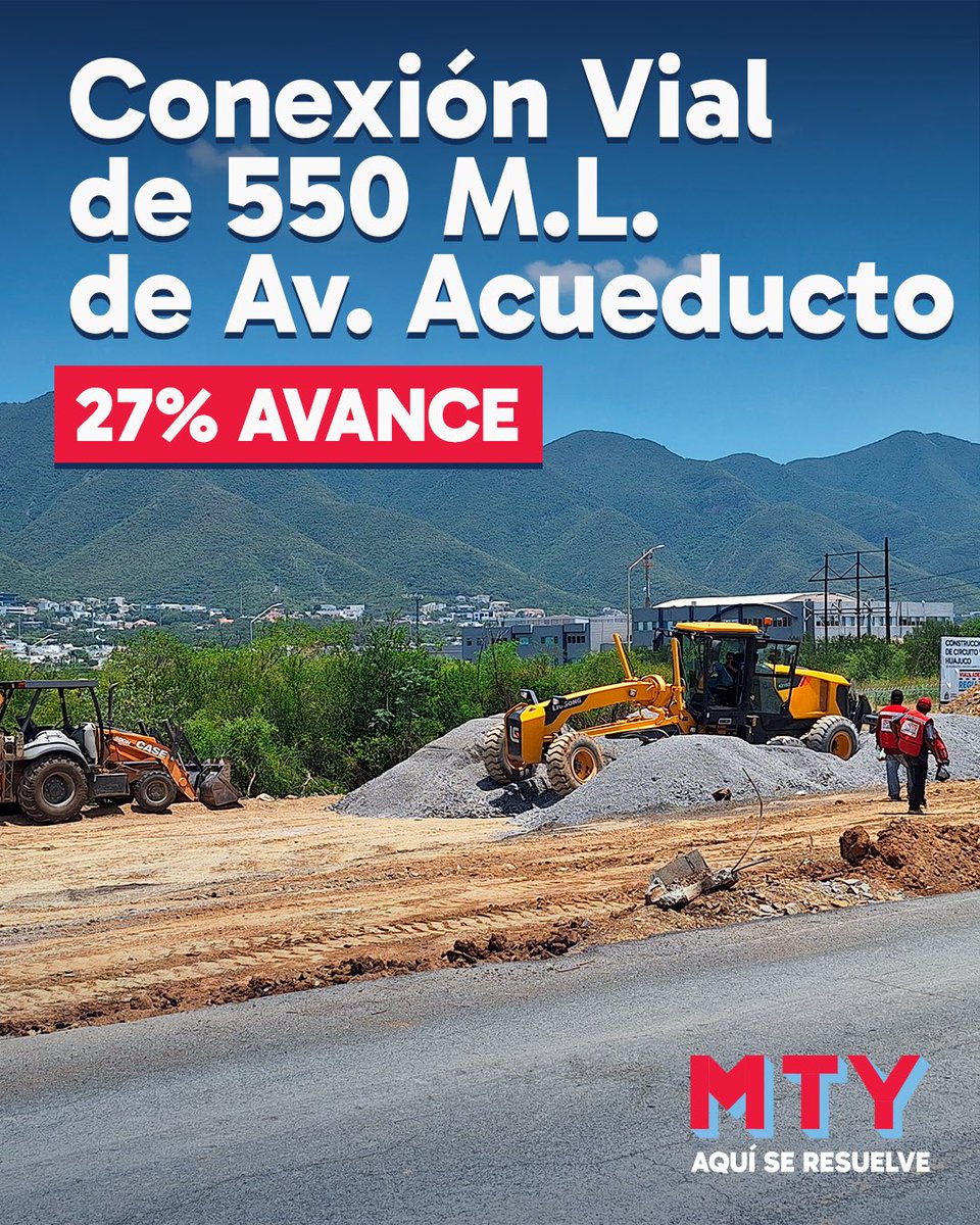 mtygob's tweet photo. 🚧 Seguimos resolviendo en el sur de Monterrey 🚧

El trabajo no se detiene. Con cada obra en la Carretera Nacional y sus alrededores, avanzamos para que llegues más rápido y seguro a tu destino.

💙 Porque en Monterrey, #AquíSeResuelve. https://t.co/0cgT4FmGgv