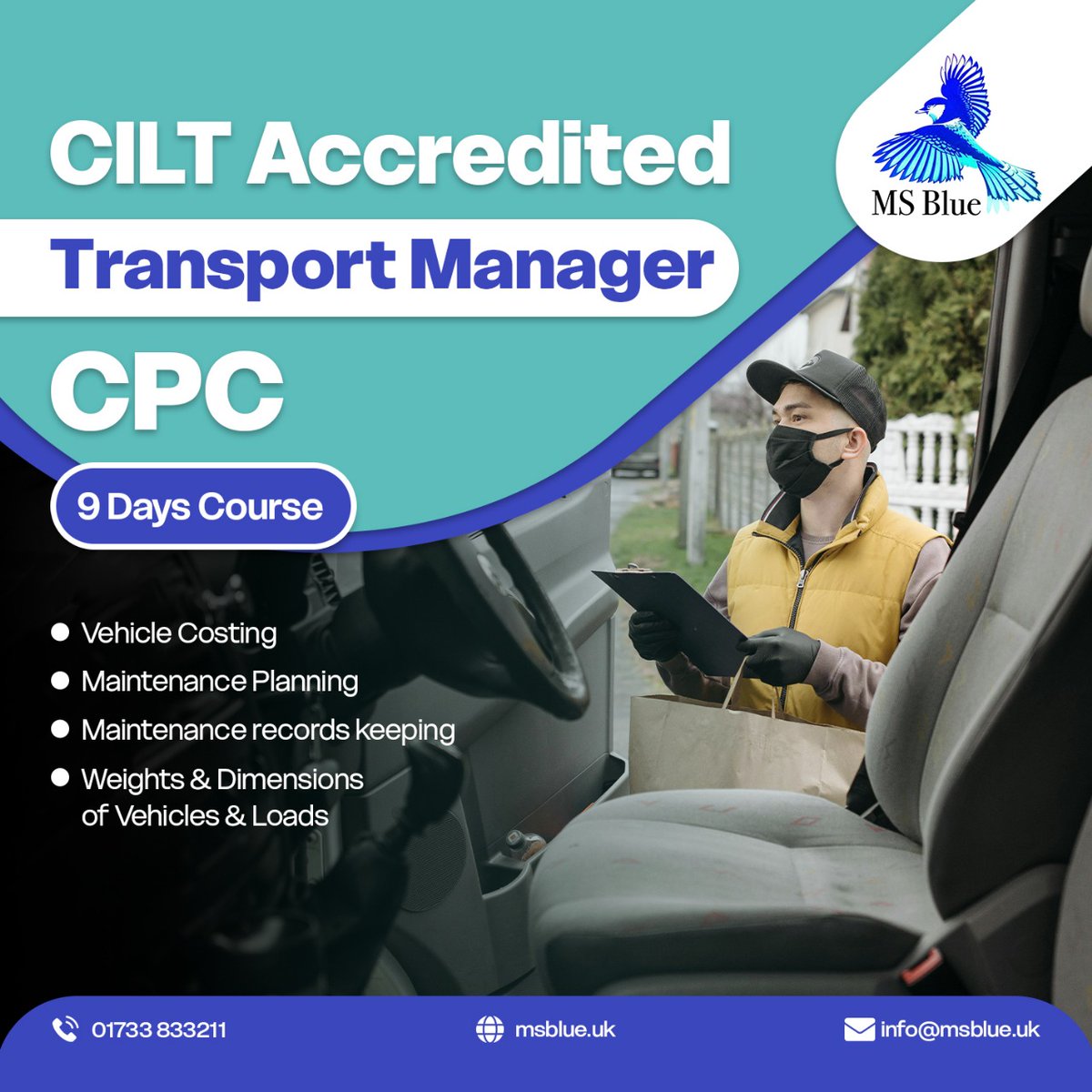 msblue_official's tweet image. Transport Manager CPC
9 Days Course

Apply Now
msblue.uk/training/cilt-…

#MSBlue #TMCPC #TransportTraining #TransportUK #transportation #transportmanagerscpc #transportation