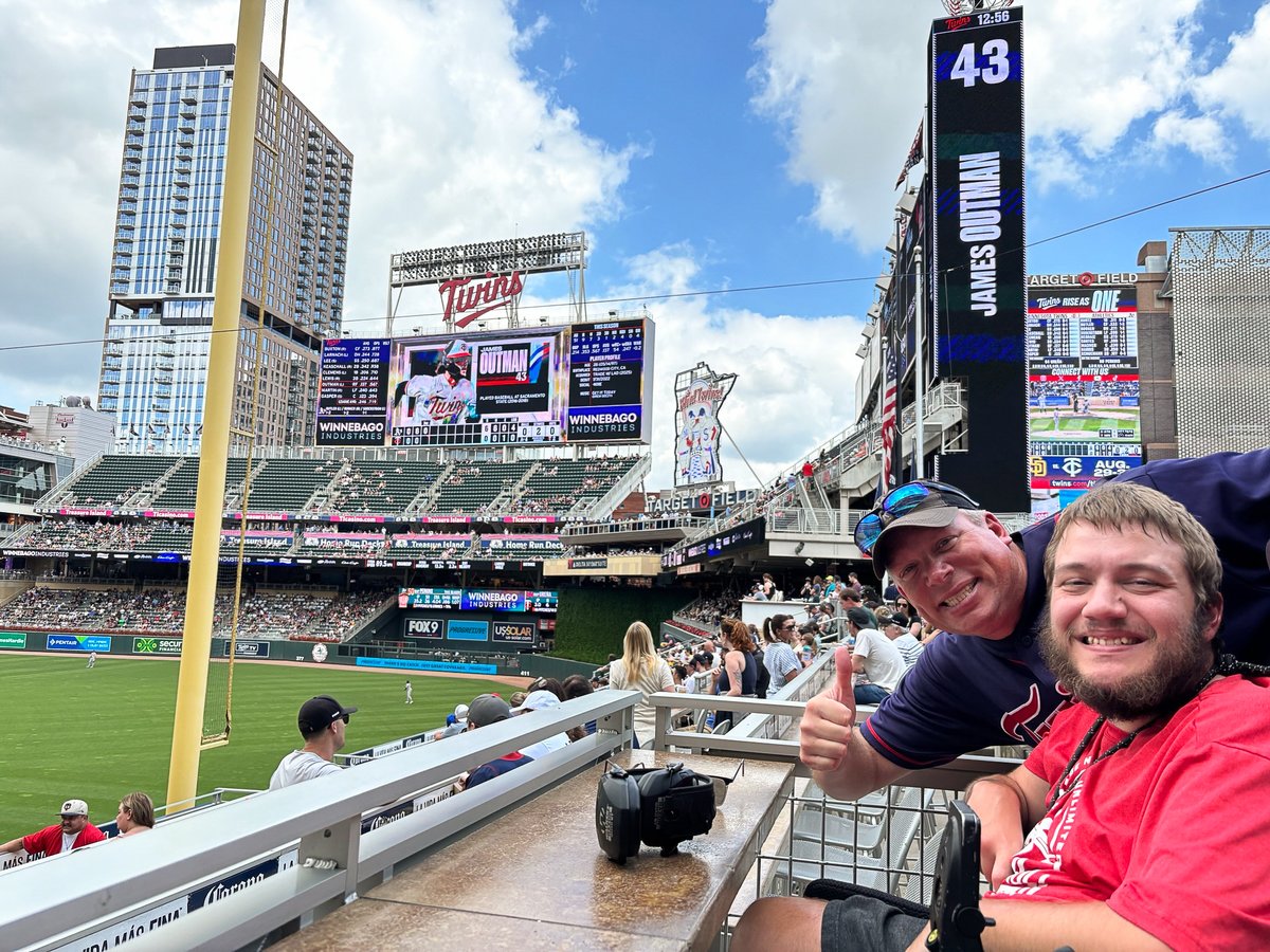 Road trip! We traveled to Minneapolis yesterday for the Twins game. ⚾ What a fun time! 😎 
#RoadTrip #TwinsGame #GameDay #MinnesotaTwins #vnu #VillageNorthwestUnlimited #PurposePrivacyDignity