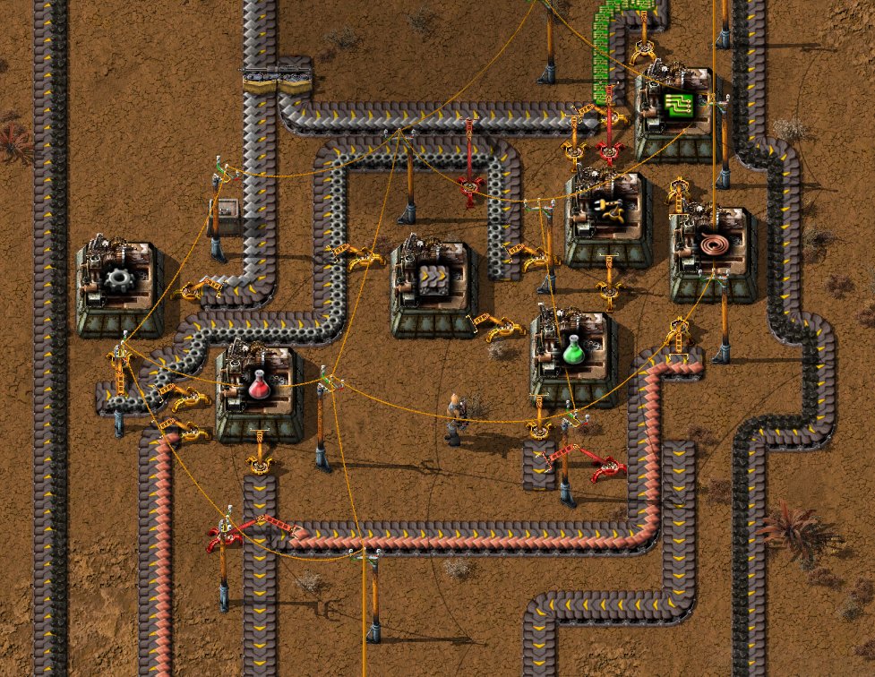 Kyubugai's tweet photo. i might not be mad for factorio 💀 https://t.co/crBazSR6Nl