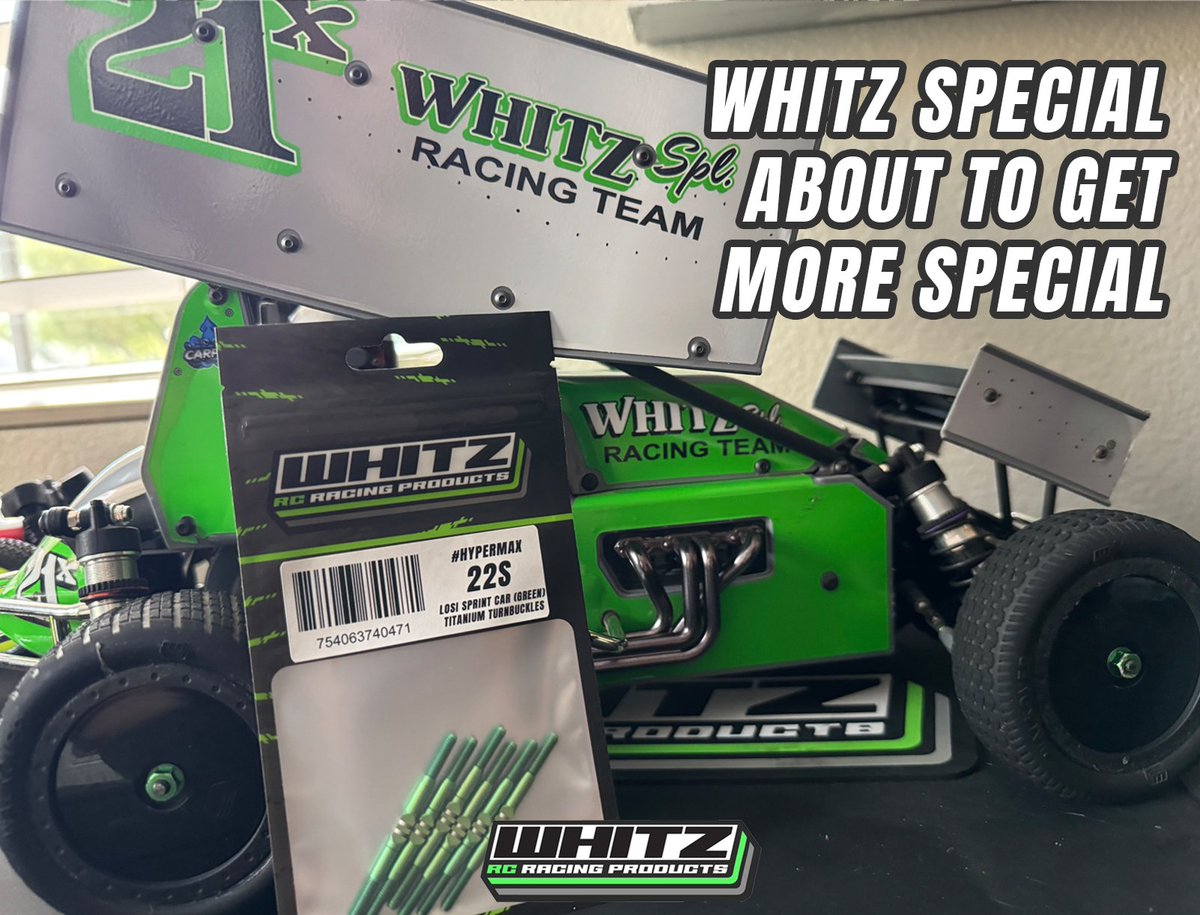 whitzracing's tweet image. @LosiRC 22s Whitz Racing Products #HyperMax #Titanium Turnbuckles now available in Silver, Black, Green and Blue at whitzracing.com

BUY Now:
whitzracing.com/products/tlr-2…

#FlyTheW #WhitzRacing