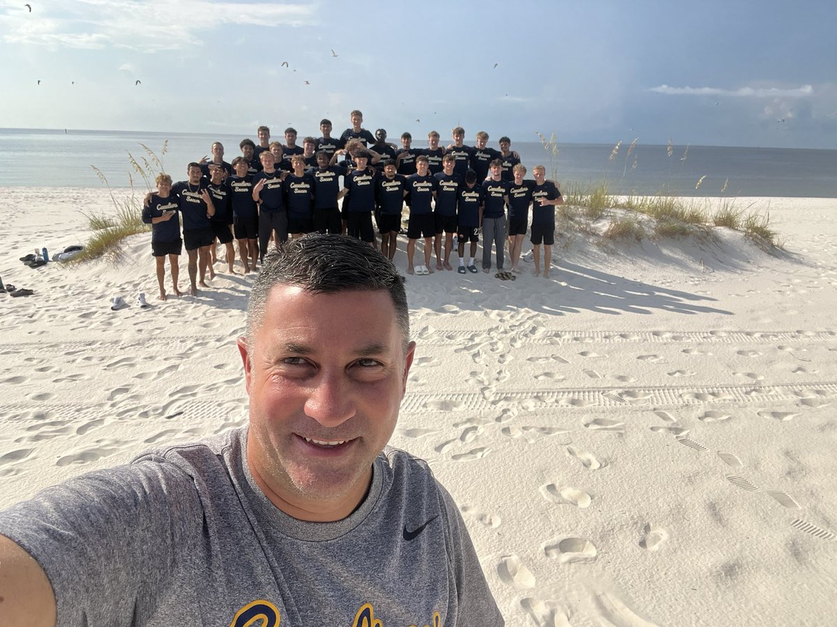 Team walk this morning in Gulfport, Mississippi ! #GoCavs #JcccMsoc #LocalTalent #PathwayToTheNextLevel