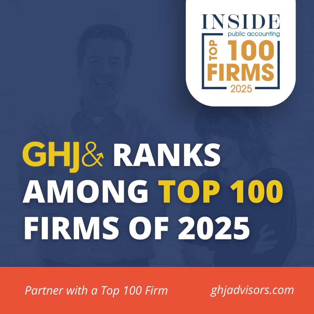 GHJ is honored to be named to INSIDE Public Accounting’s Top 100 Firms list for the third year in a row. As Managing Partner <a href="/tombarrycpa/">Tom Barry</a> says, “Growth has never been about size for the sake of size.” 
🔗 bit.ly/45Lx1a7
#YourHomeTeamAdvantage #Top100Firms