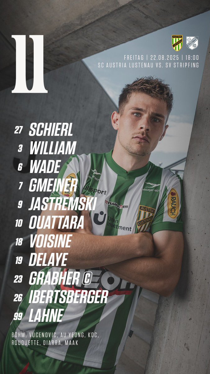 So starten wir heute gegen Stripfing! ✊
________________________
#ALUSVS | -:- | 18:00 Uhr