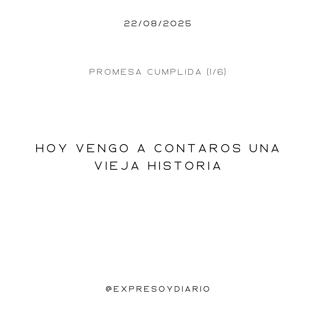 ExpresoYDiario's tweet photo. Hola, expresidiarios y expresidiarias.
Como cada viernes, hoy se publica una nueva entrada. Esta se llama “Promesa cumplida (1/6)” y podréis encontrarla entrando en https://t.co/W0kMM8o3xv

#literatura #relato #escritura #hiloLiterario #microrelato #narrativa https://t.co/oMo8SDGgZA