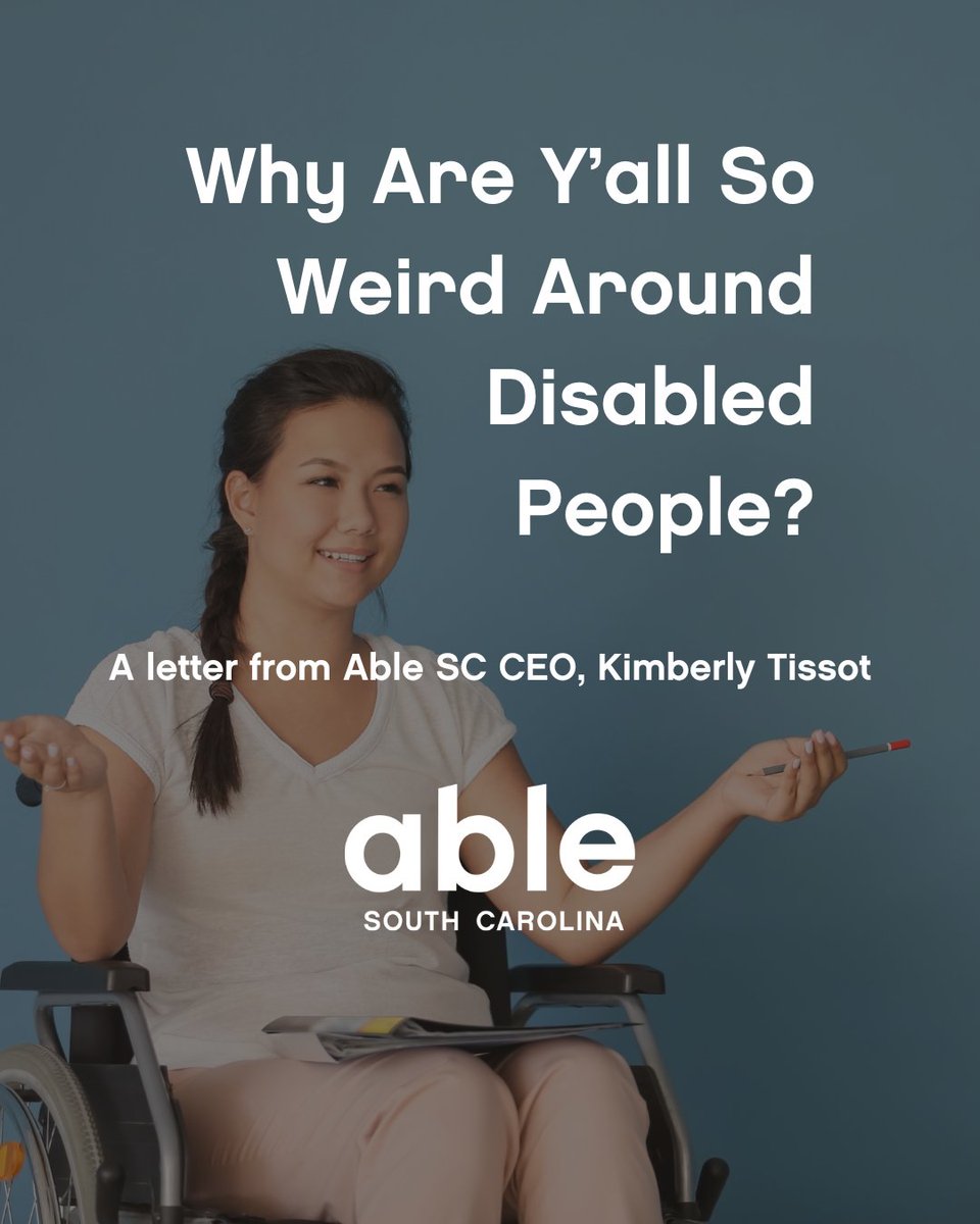 "Let’s talk about it. Nondisabled people can be so awkward around disabled people."
Get the scoop from our latest "Kickin' it with Kimberly" letter from our CEO: shorturl.at/QZlzp

#Disability #Awkward #Ableism #WeirdEnergy #TheresRoomAtTheTable