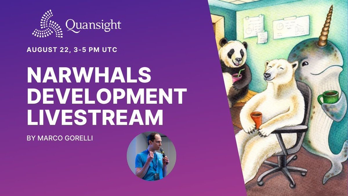 quansightai's tweet image. 🚀 LIVE NOW!
Another Narwhals development session with Marco Gorelli is underway!
From pandas to Polars to PyArrow - see how one API can rule them all. Join the chat and be part of the conversation!
🔗 buff.ly/9ARUopO
#LiveNow #DataFrames #Python