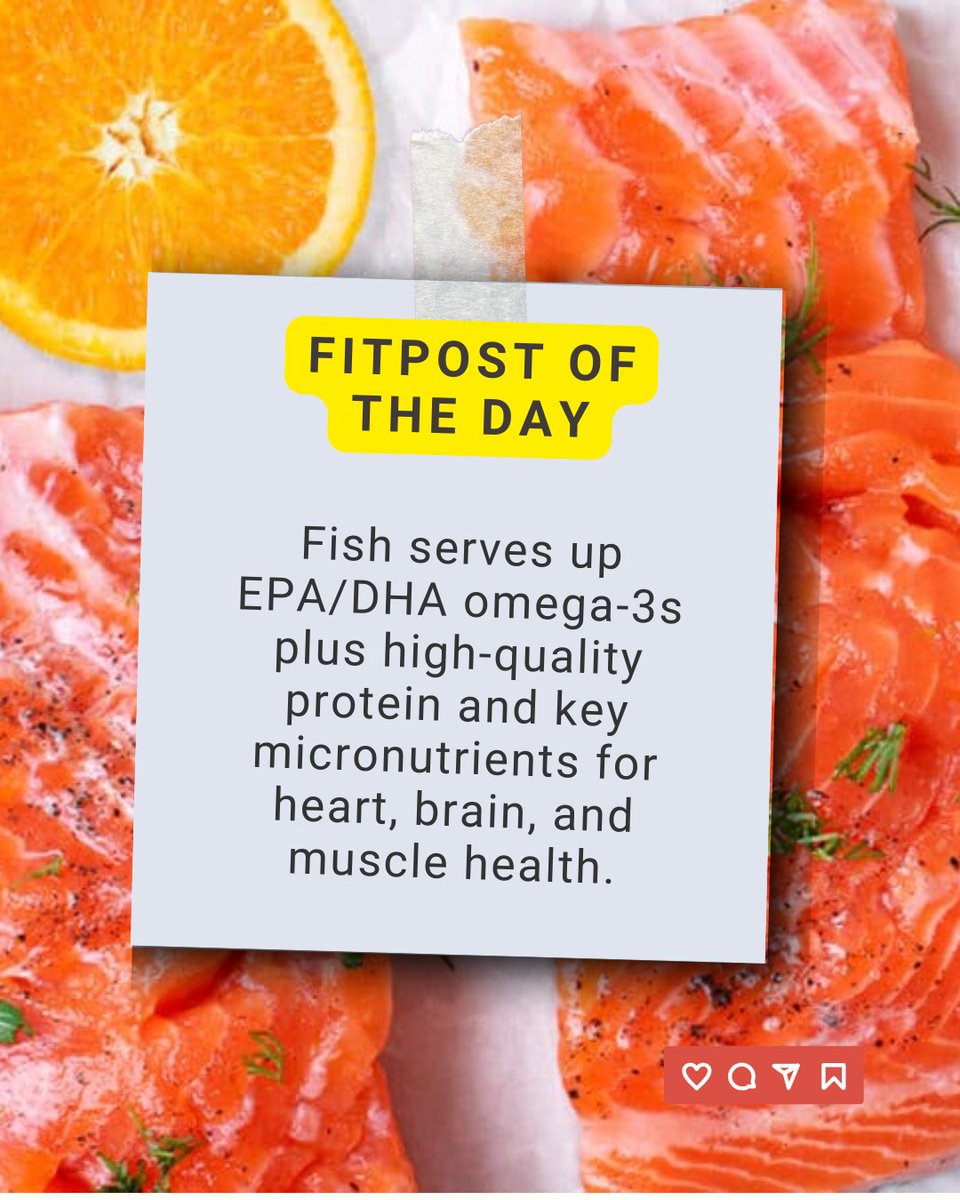 IDEA® Health & Fitness Association (@ideafit) on Twitter photo From heart rhythm to muscle repair, fish brings serious nutrition to the plate 🐟 Get the evidence-backed perks: hubs.ly/Q03DVj1v0
 #Omega3 #HeartHealth #Nutrition From heart rhythm to muscle repair, fish brings serious nutrition to the plate 🐟 Get the evidence-backed perks: hubs.ly/Q03DVj1v0
 #Omega3 #HeartHealth #Nutrition