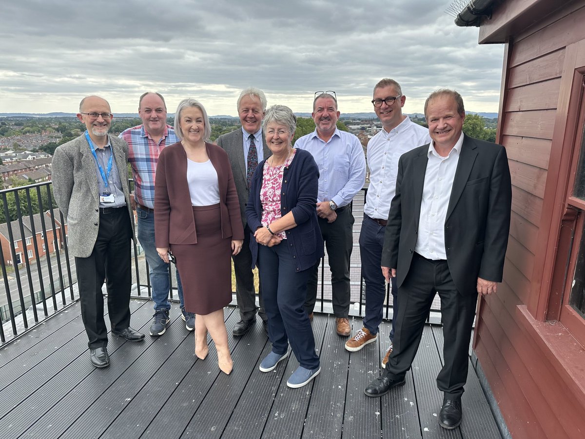 HE_ChiefExec's tweet image. Meeting Leader,Members and officers of Shropshire Council together with Historic England team to discuss exciting prospects for housing development on brownfield land around historic Shrewsbury Flaxmill Maltings