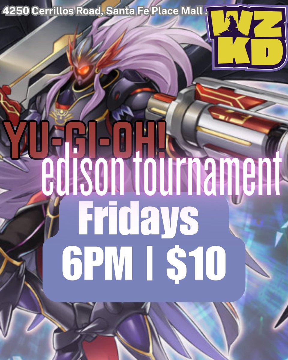 Edison tournament every Friday at WZKD #YuGiOh #YuGiOhTCG #YuGiOhCards #YuGiOhCommunity #YuGiOhCollector #YuGiOhDeck #YuGiOhDuel #YuGiOhPulls #YuGiOhCollection #DuelMonsters