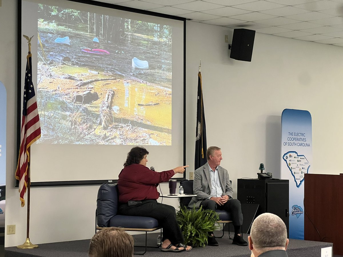MegGonyo's tweet photo. A behind the scenes look is being given by Midlands area electric co-op leaders on how they prepare and respond to storms https://t.co/sJcK4kpLZw