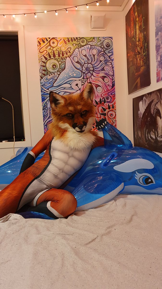 crowpudding's tweet image. another #fursuitfriday