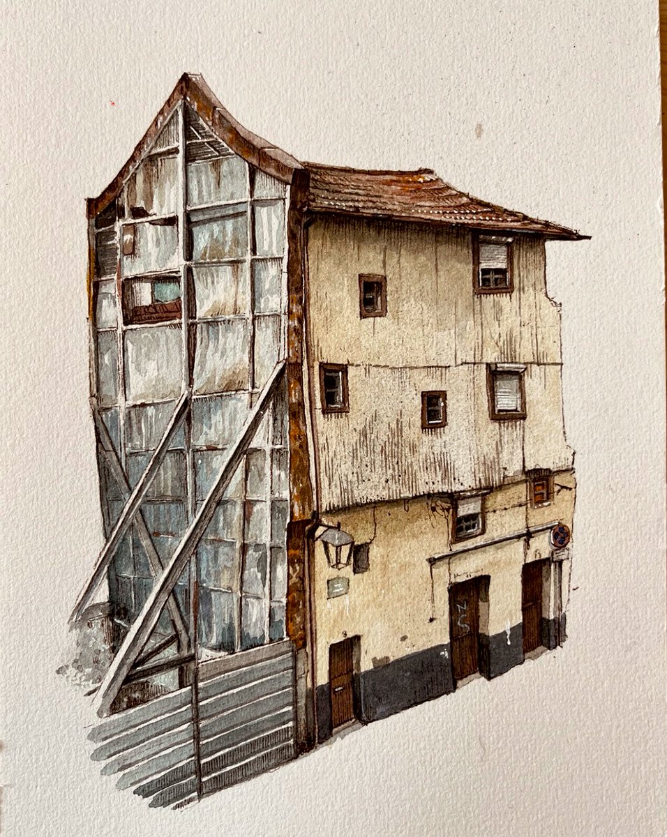 _Francis_co_Art's tweet image. Sketch vs picture I took in Porto