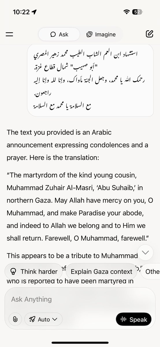 Grok is mistranslating Arabic, can’t rule out this being done on purpose