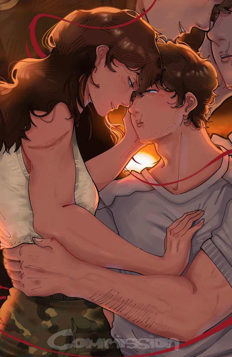 Ski_ribbit's tweet photo. Commission#13 Red string sunset🌇❣️

#digitalart #ibispaint #artph #commissionsoopen #commissionart #artmoots #artmoots https://t.co/QJKpAgP8E3