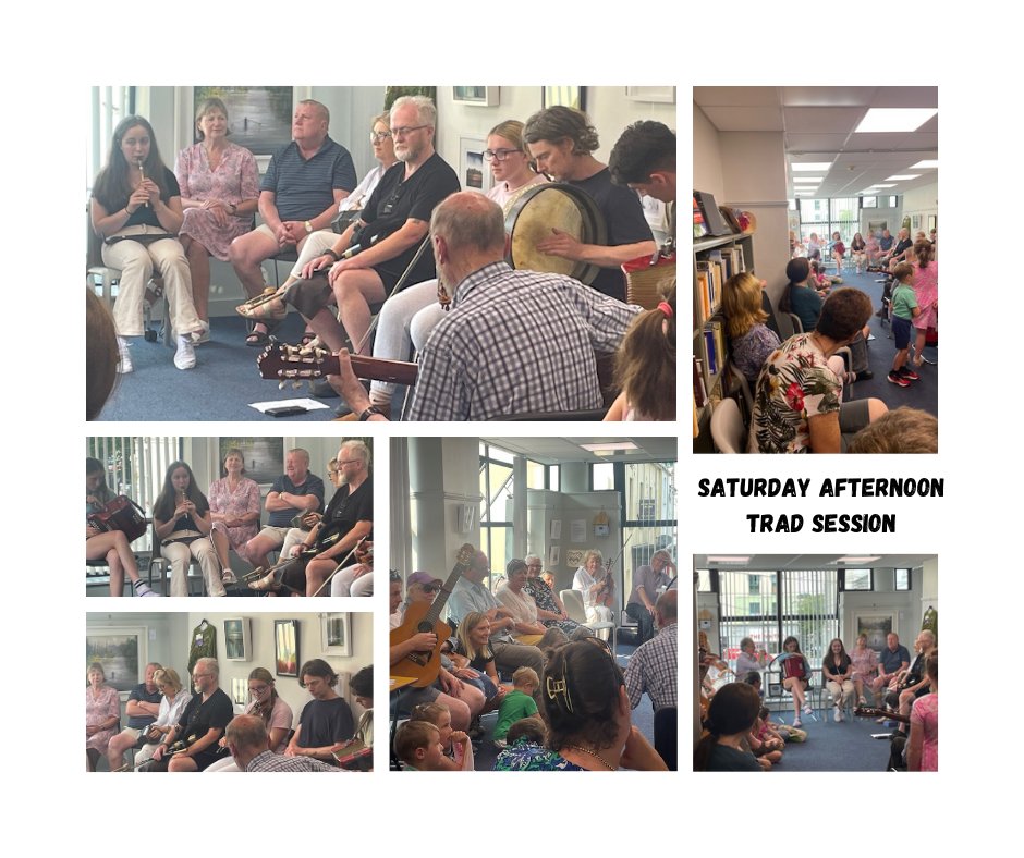 corkcolibrary's tweet image. A great afternoon of #TraditionalIrishMusic was enjoyed by all recently at #FermoyLibrary!  

Huge thanks to  Amhlaoibh Ó Síocháin Ó Beoláin, Katie Rice, John Morrison &amp;amp; friends who entertained all with their captivating #TradSession.

#SummerARTS
#WhatLibrariesDo…