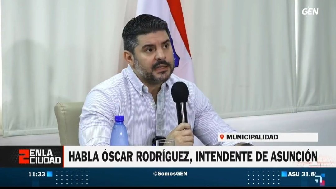 📍#ATENCIÓN— "Nenecho" Rodríguez renuncia al cargo de intendente de Asunción

🚨 En una conferencia de prensa realizada este viernes en la Municipalidad de Asunción, Óscar "Nenecho" Rodríguez anunció oficialmente su renuncia al cargo de intendente municipal.

📷 <a href="/SomosGEN/">GEN</a>