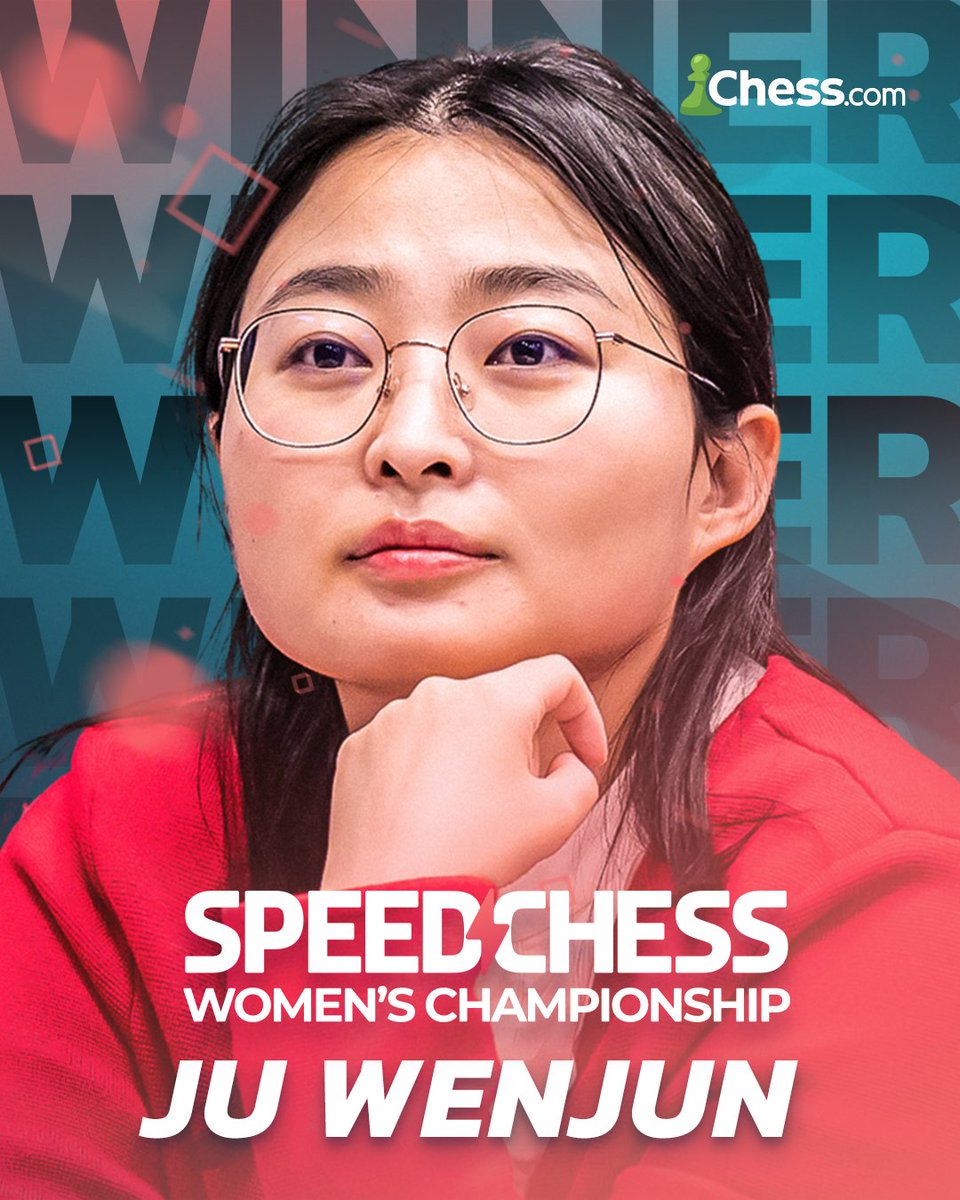 BACK 🏆 TO 🏆 BACK

Ju Wenjun defends her lead AND WSCC title against the world #1, Hou Yifan, to cement her #SpeedChess legacy ⚡
