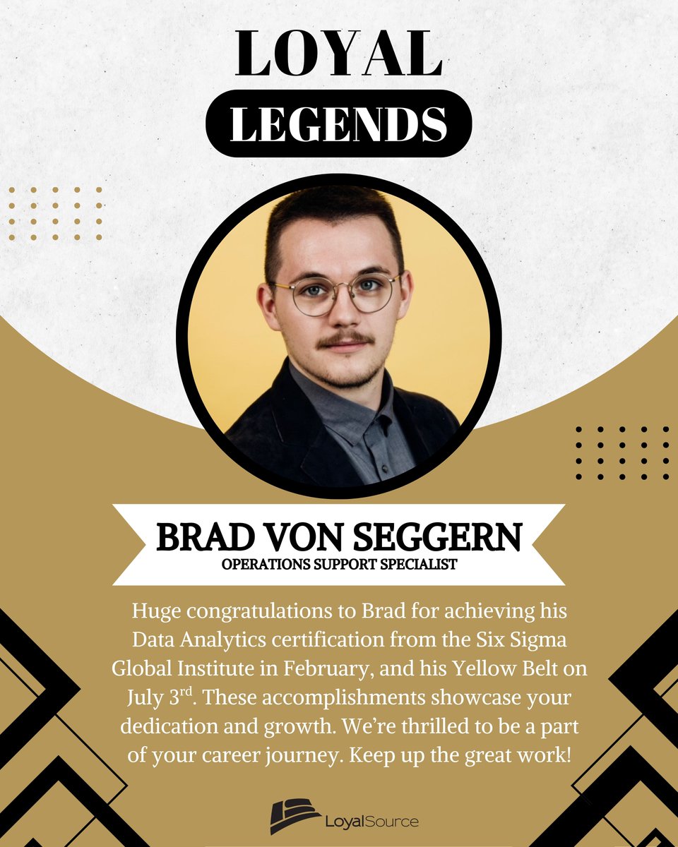 Look at this #LoyalLegend🙌

Today we're spotlighting a true standout on our team. This series celebrates the people on our team who go above and beyond. From standout achievements to everyday excellence, these legends are setting the bar- and they're setting it high!