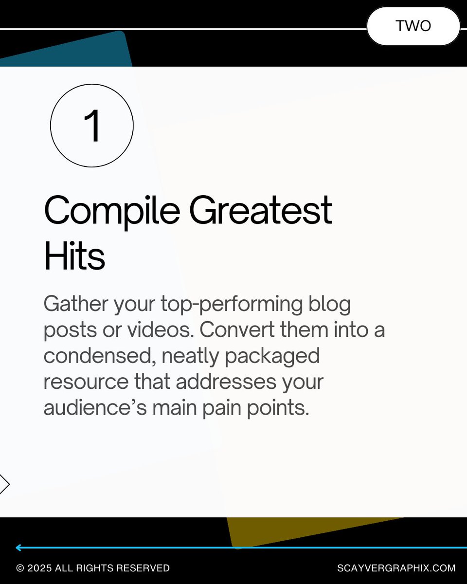 scayvergraphix's tweet image. Think your old blog posts are done? ♻️
Repurpose them into a new series or bonus content that people can’t wait to dive into. The best stuff deserves a second life—and more subscribers.
#RepurposeContent #EmailListGrowth #ContentMarketing #BusinessTips