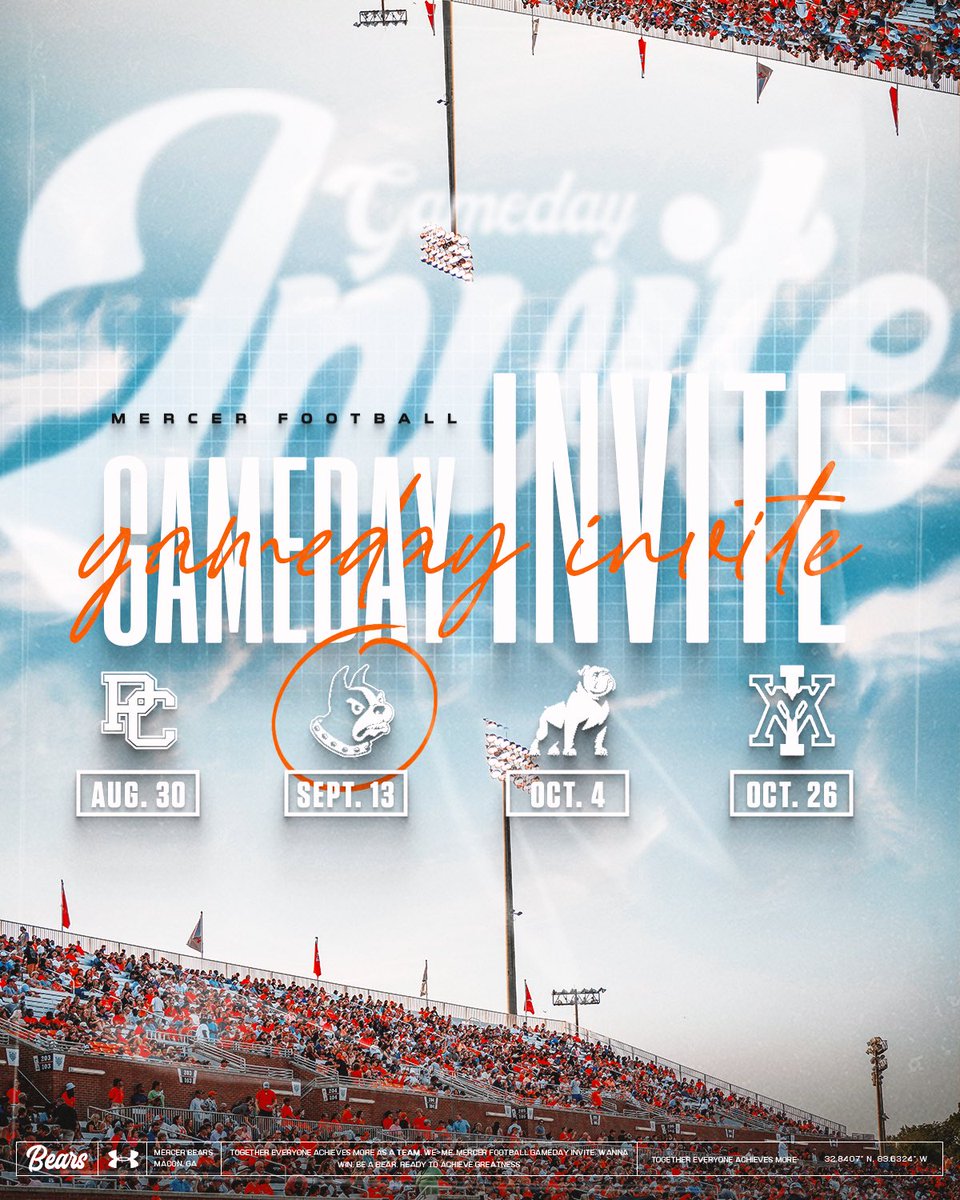 Thanks for the invite <a href="/MercerFootball/">Mercer Football</a> <a href="/CrosbyCoach/">Coach Corey Crosby, M.ED.</a> <a href="/CoachCarter_12/">Willie E. Carter III</a>